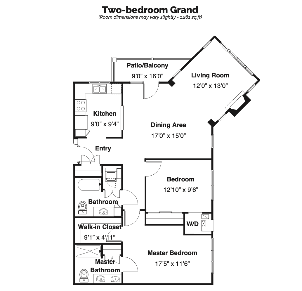 2 bedroom grand