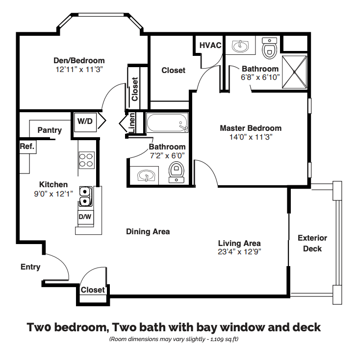 MV two bedroom two bath