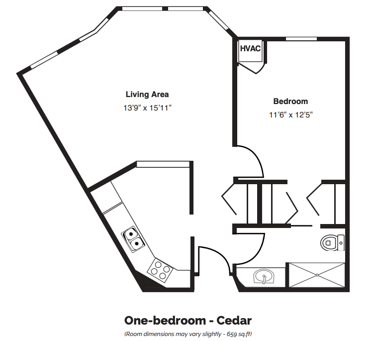 FV One bedroom cedar