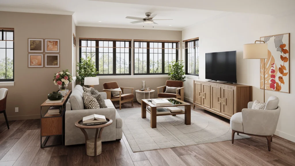 Village at Victory Lakes livingroom